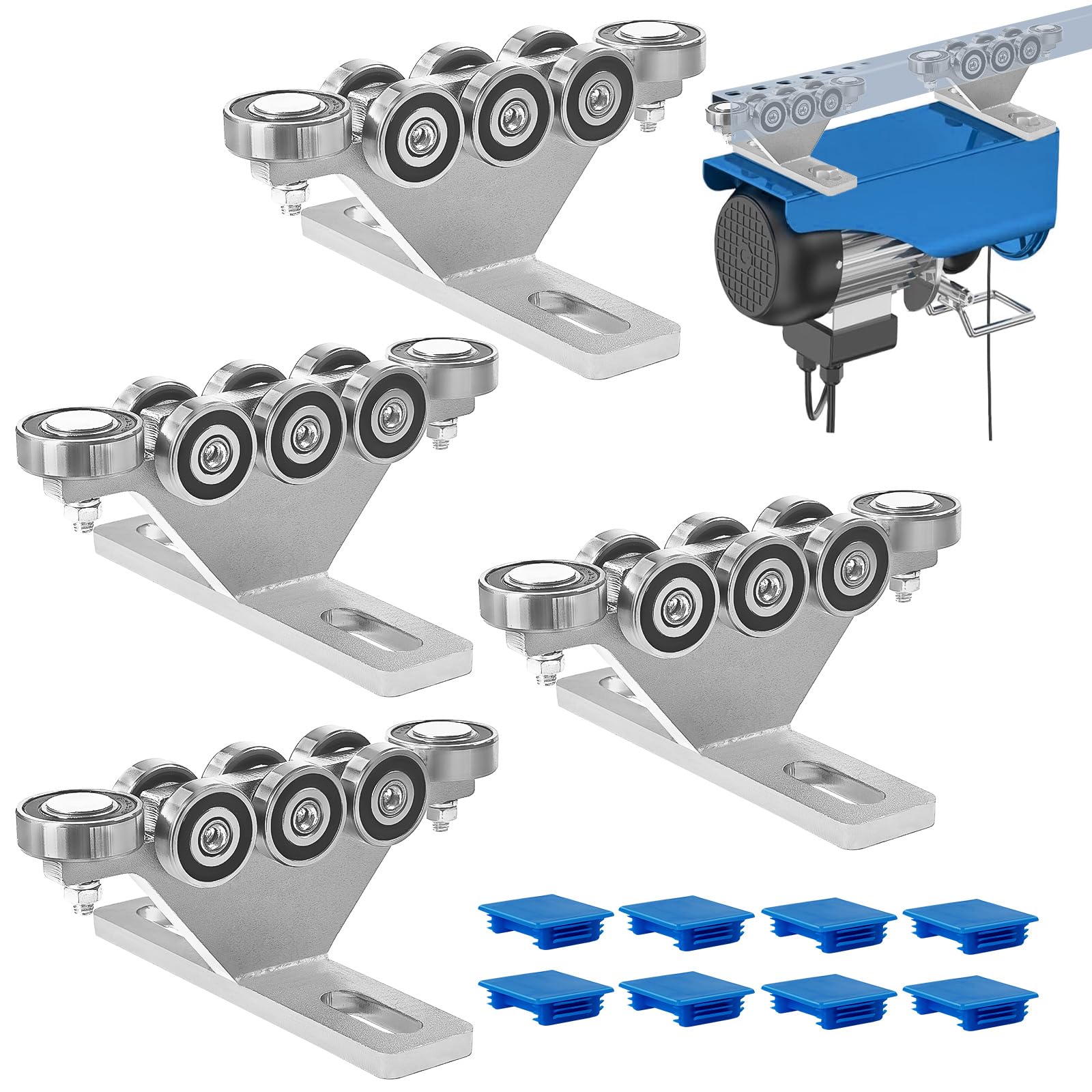 6+2 Wheel Hoist Trolley - Heavy Duty & Anti-Lock -8 6+2 Wheel Hoist Trolley - Heavy Duty & Anti-Lock -8