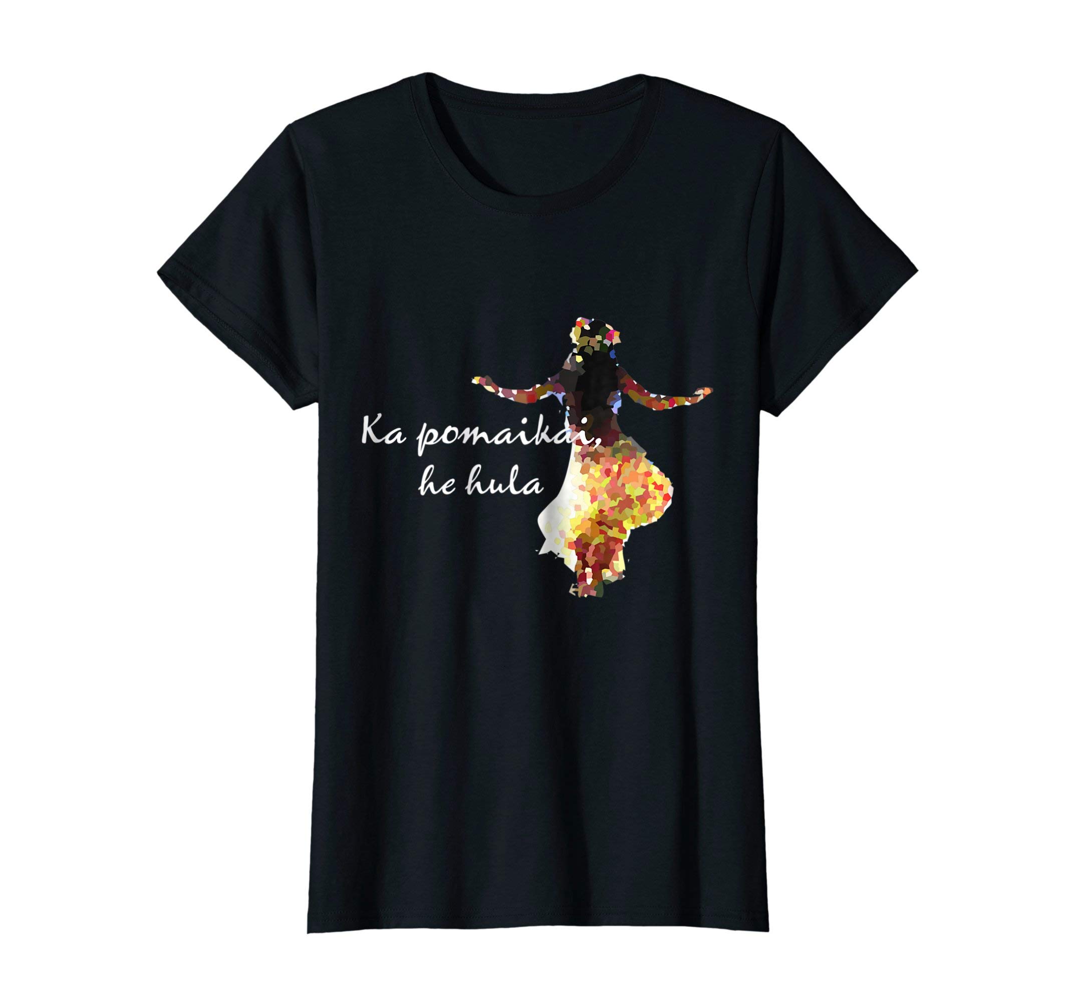 Happiness is Hula - Hawaiian Womens Girls T-Shirt