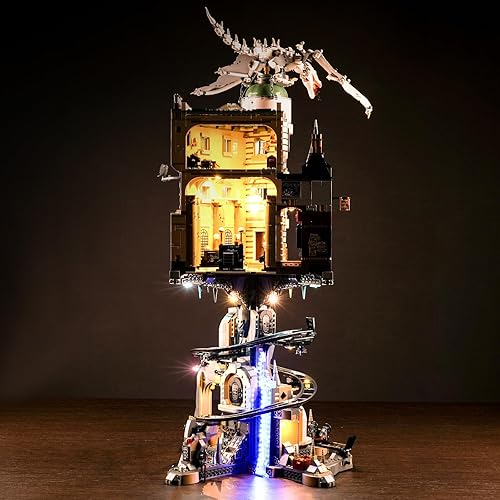 Miniatura 2 de Kit de luces LED para Lego Harry Potter Gringotts Wizarding Bank  Edición Coleccionista 76417 Juego de construcción, kit de iluminación creativa