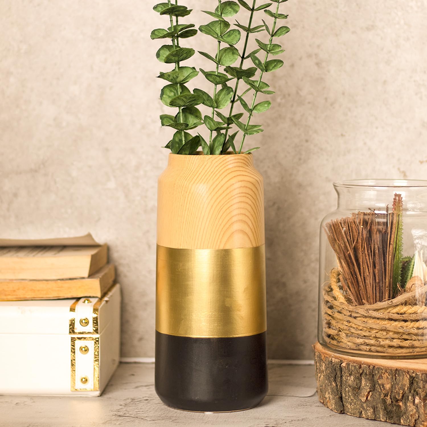 Market99 Iron Enamel Vase Green|Metal Iron Unbreakable Vase Flower Pot Flower Vase for Home Decor Living Room bedrooms Office Decoration Iron (B0CJCB6QPL) Amazon Price History, Amazon Price Tracker