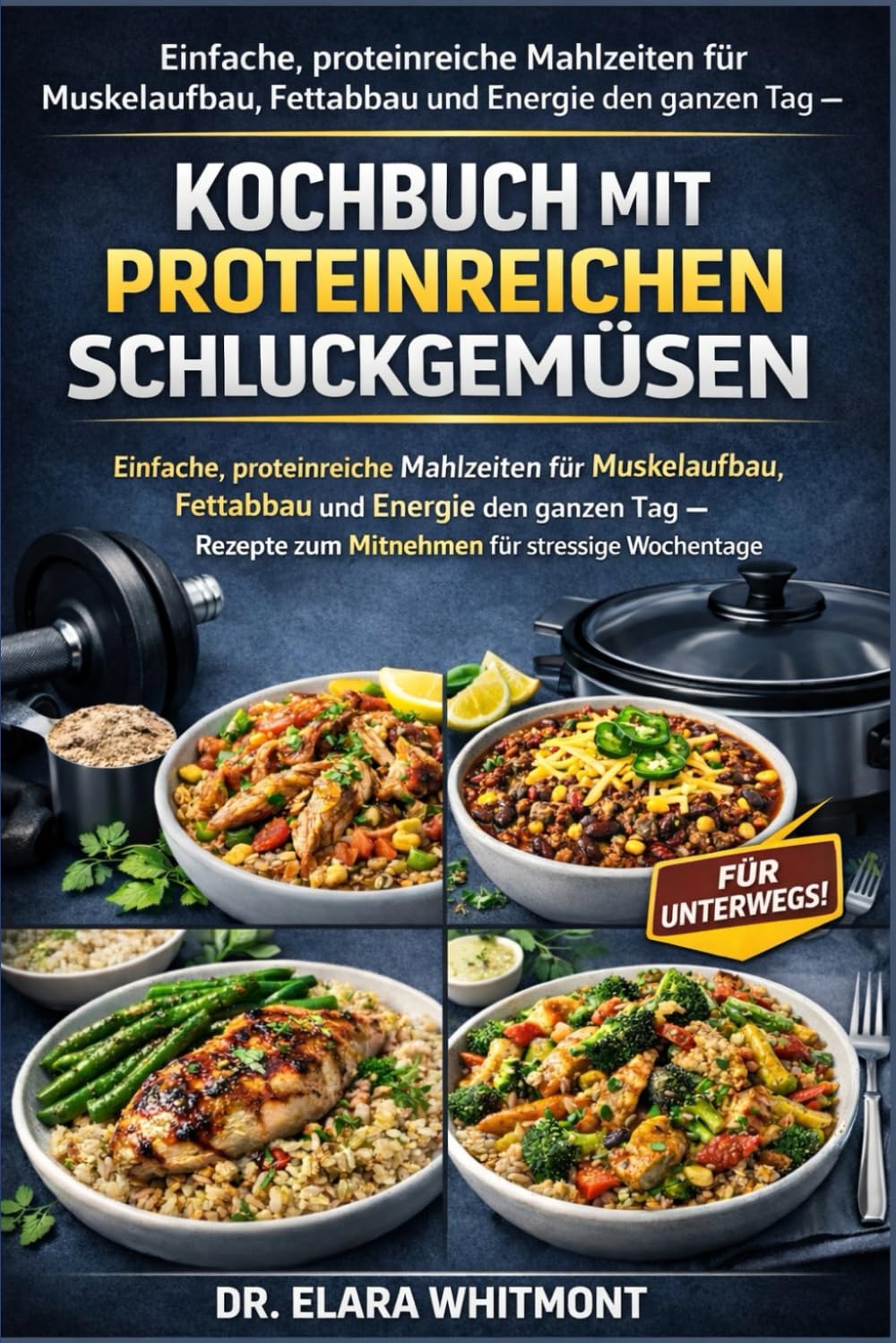 KOCHBUCH MIT PROTEINREICHEN SCHLUCKGEMÜSEN: Einfache, proteinreiche Mahlzeiten für Muskelaufbau, Fettabbau und Energie den ganzen Tag – Rezepte zum Mitnehmen für stressige Wochentage
