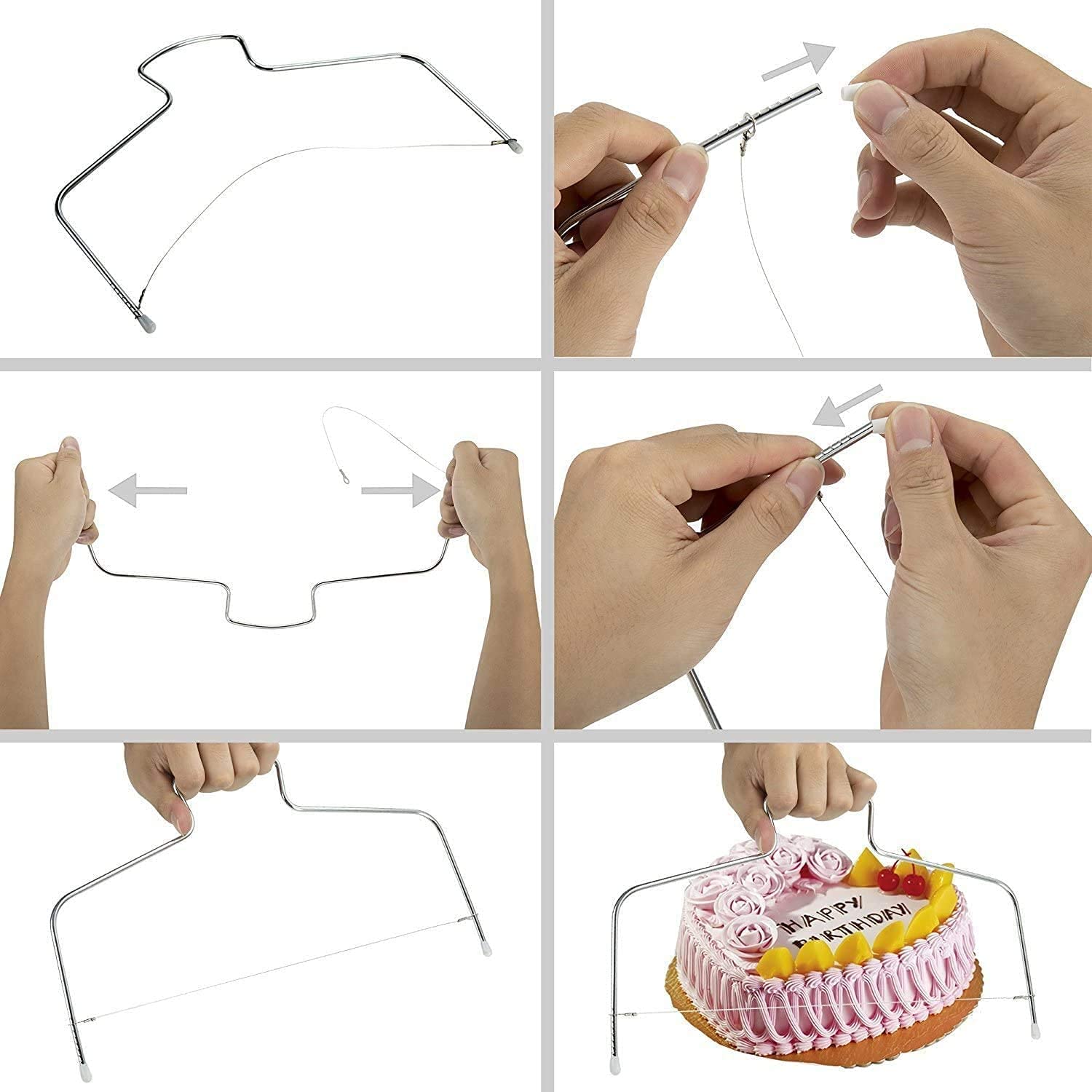105-teiliges Kuchendekorationsset für Anfänger – drehbarer Aluminium-Ständer, Kuchendekorationszubehör mit Dekorationskamm/Zuckergussglätter, 2 Zuckerguss-Spatel mit seitlichem und abgewinkeltem Rand