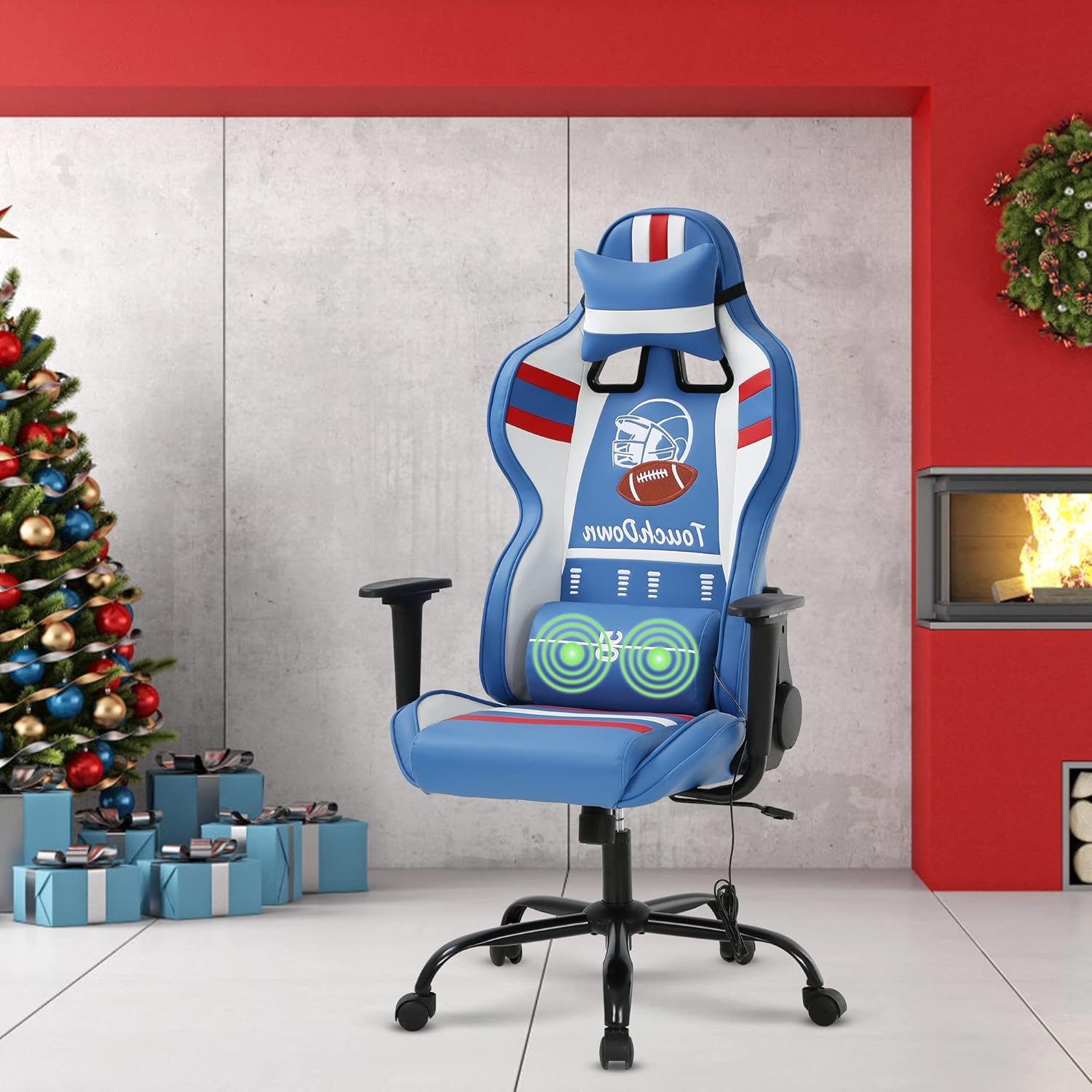 Massage Gaming Chair for Adults Racing PC Chair Silla Gamer