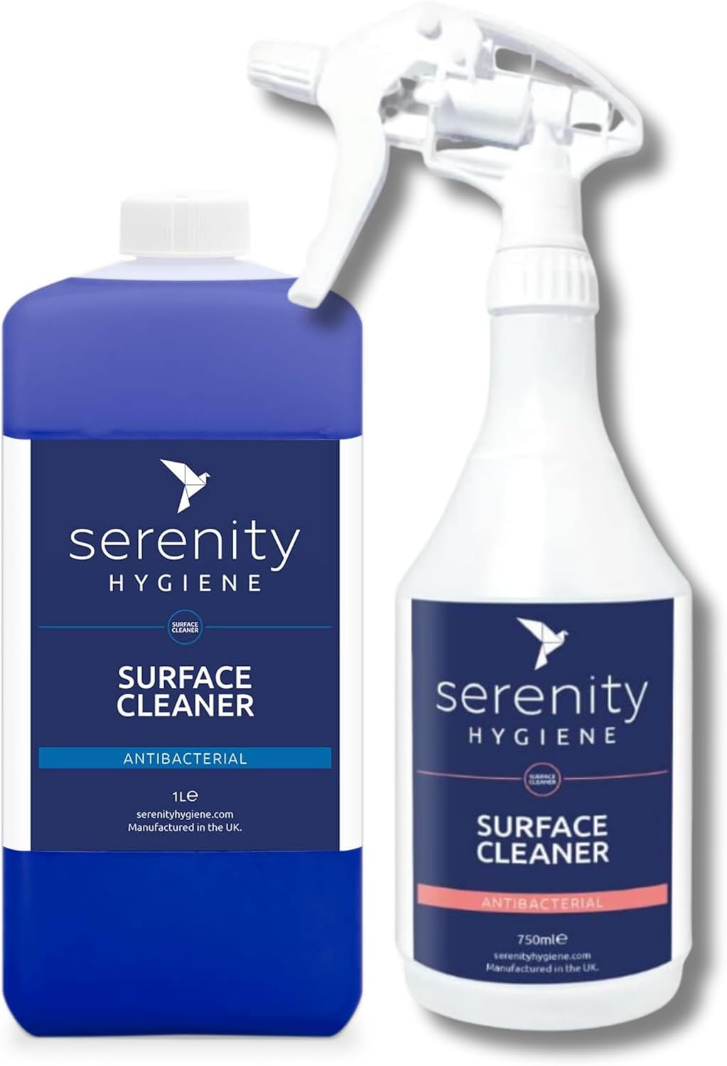 Concentrated All Purpose Antibacterial Surface Cleaner Spray – Up to 50 Litres from 1 Litre – Food-Safe, Cruelty-Free, & Vegan-Friendly Formula 1 Litre Spray Kit
