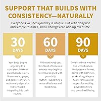 Vista 17 de Curcumina de cúrcuma 4 en 1 con bioperina 2360 mg (120 ct) 95% de curcuminoides, raíz de jengibre, píldoras de ajo, pimienta negra Anti