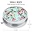 Nipichsha Pill Box, Small Pill Case for Purse & Pocket, Cute Travel Medicine Organizer, Portable Medicine Container Holder to Hold Vitamins, Medication, Fish Oil & Supplement, Graceful Peony