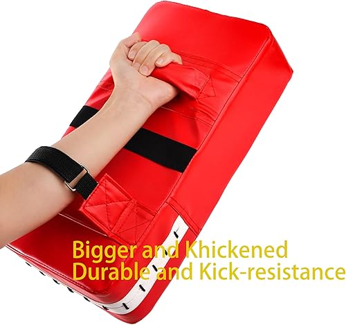 Miniatura 5 de WUWEOT Juego de guantes de boxeo 2 en 1, guantes de boxeo Taekwondo, almohadillas de boxeo, guantes de boxeo, guantes de boxeo curvos, guantes de