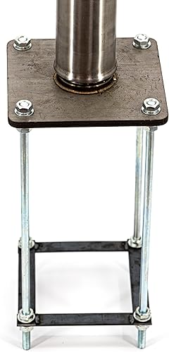 Royal Shade Juego de marcos de base reforzados para poste de vela de sombra, barra de refuerzo resistente de 15 pulgadas, fácil instalación para