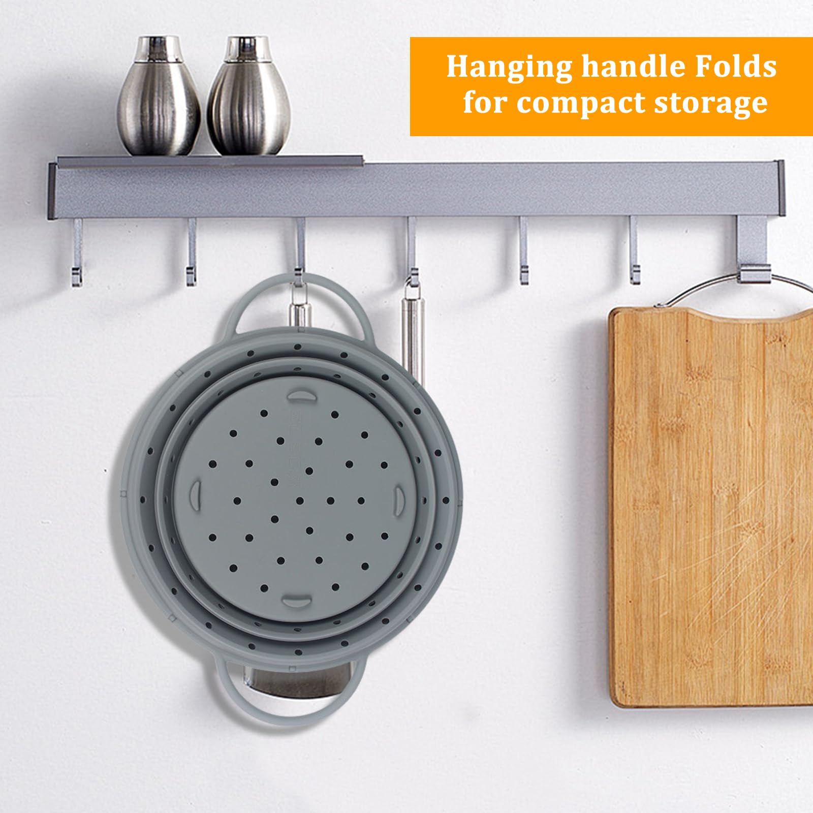 Rvs keuken vergiet-zeef met handvat 12 cm - online kopen? | Korting tot 27