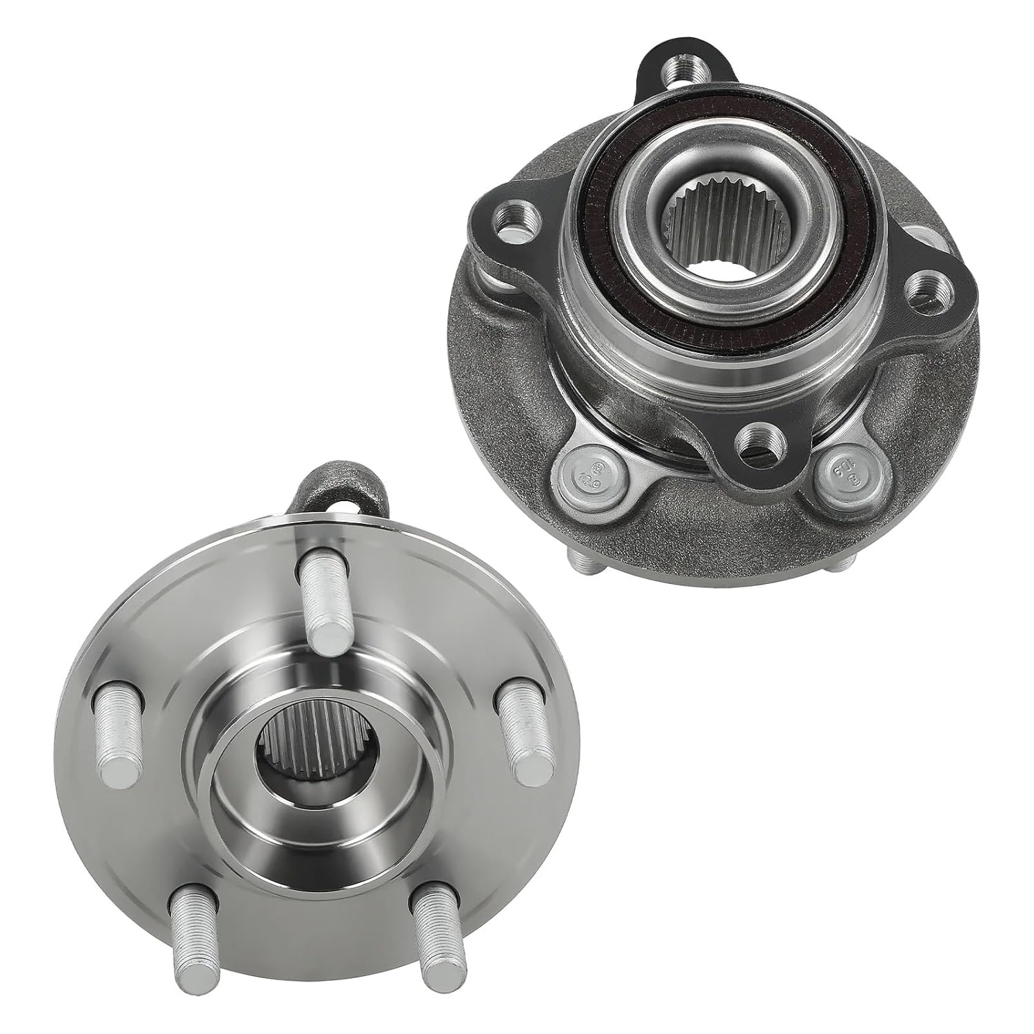 Front/Rear Wheel Bearing and Hub Assembly with ABS & 5-Lug 1Pcs