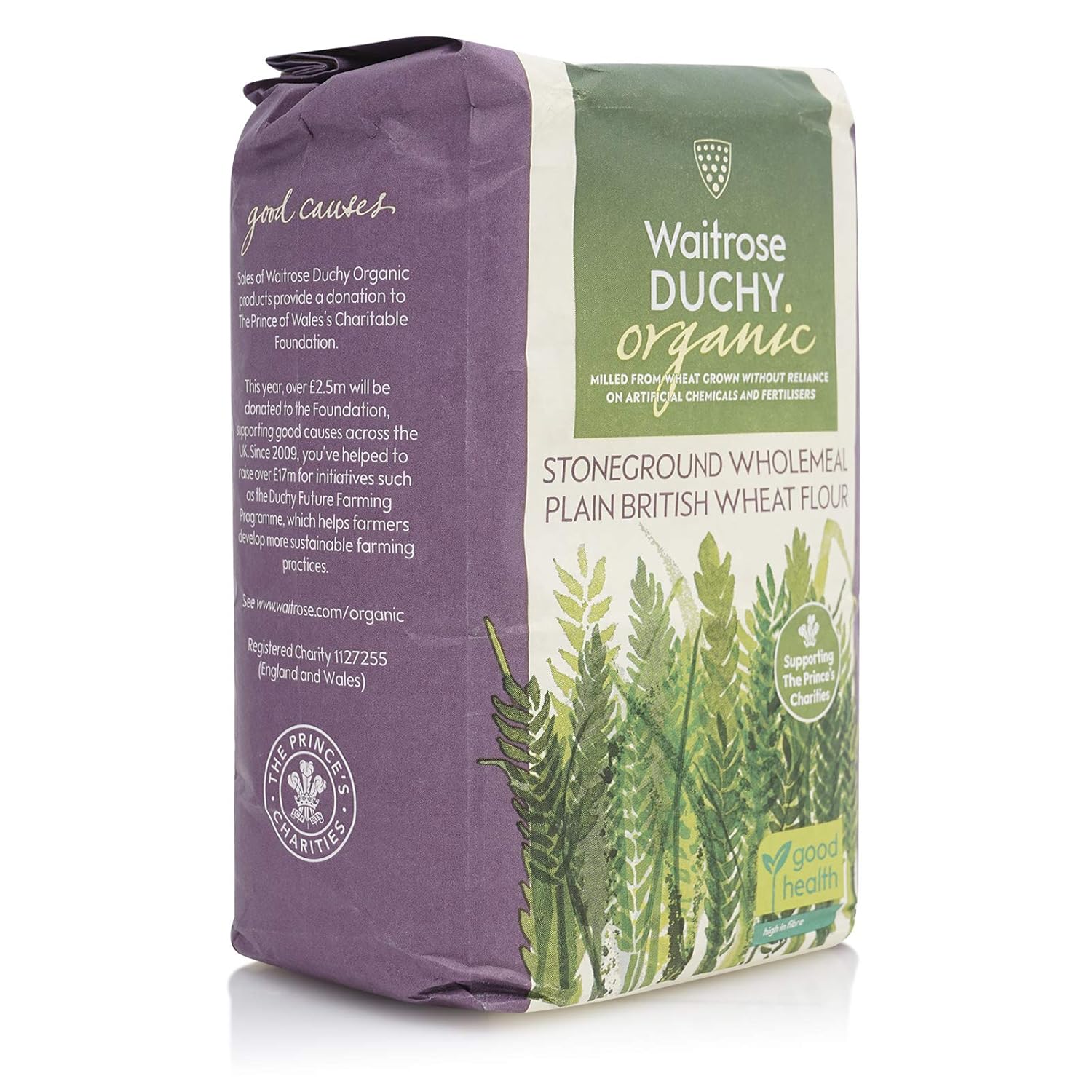 Waitrose Duchy Organic Stoneground Plain Wholemeal Flour 1.5kg