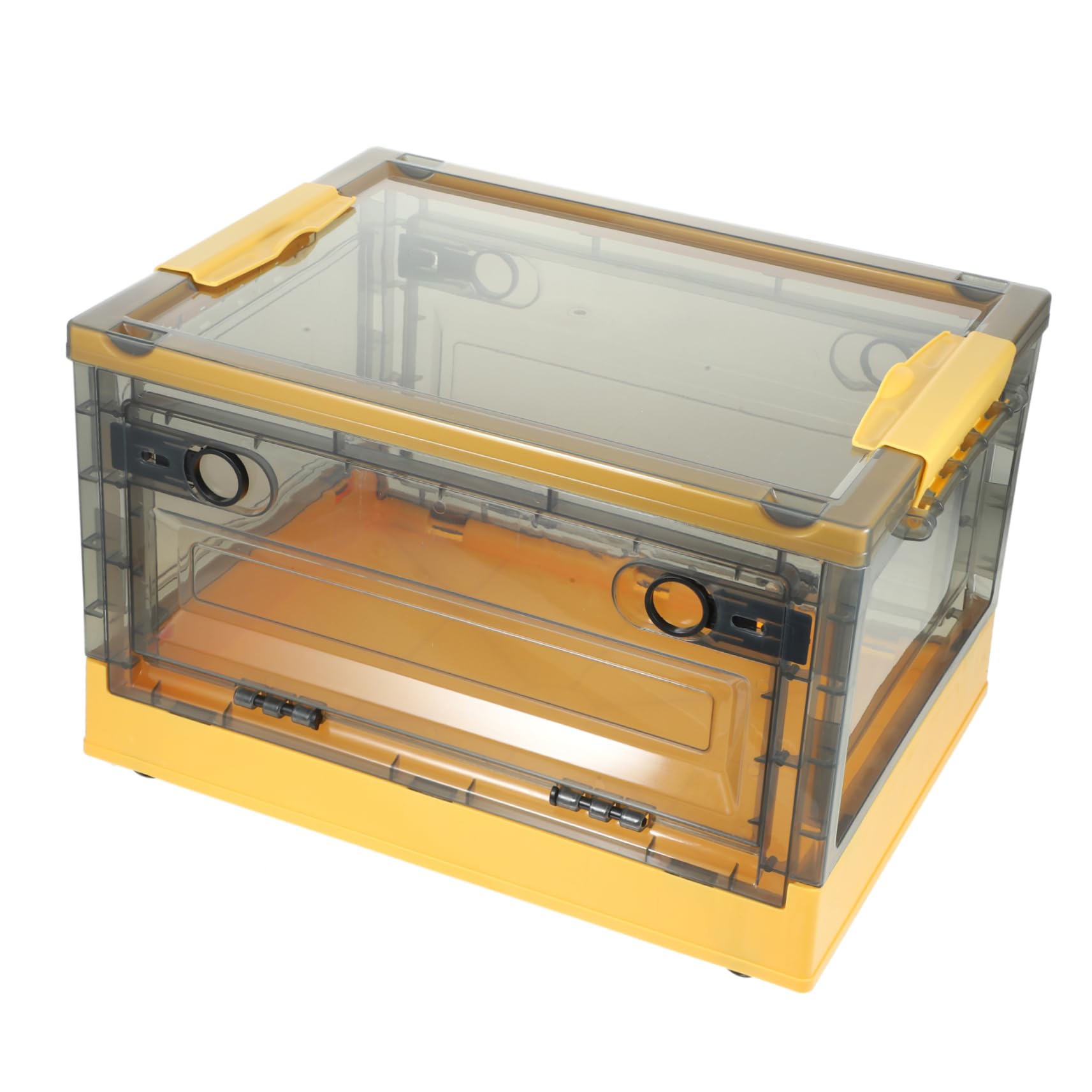 Conteneurs de stockage en plastique jaune PP VOSAREA pour optimiser vos tiroirs