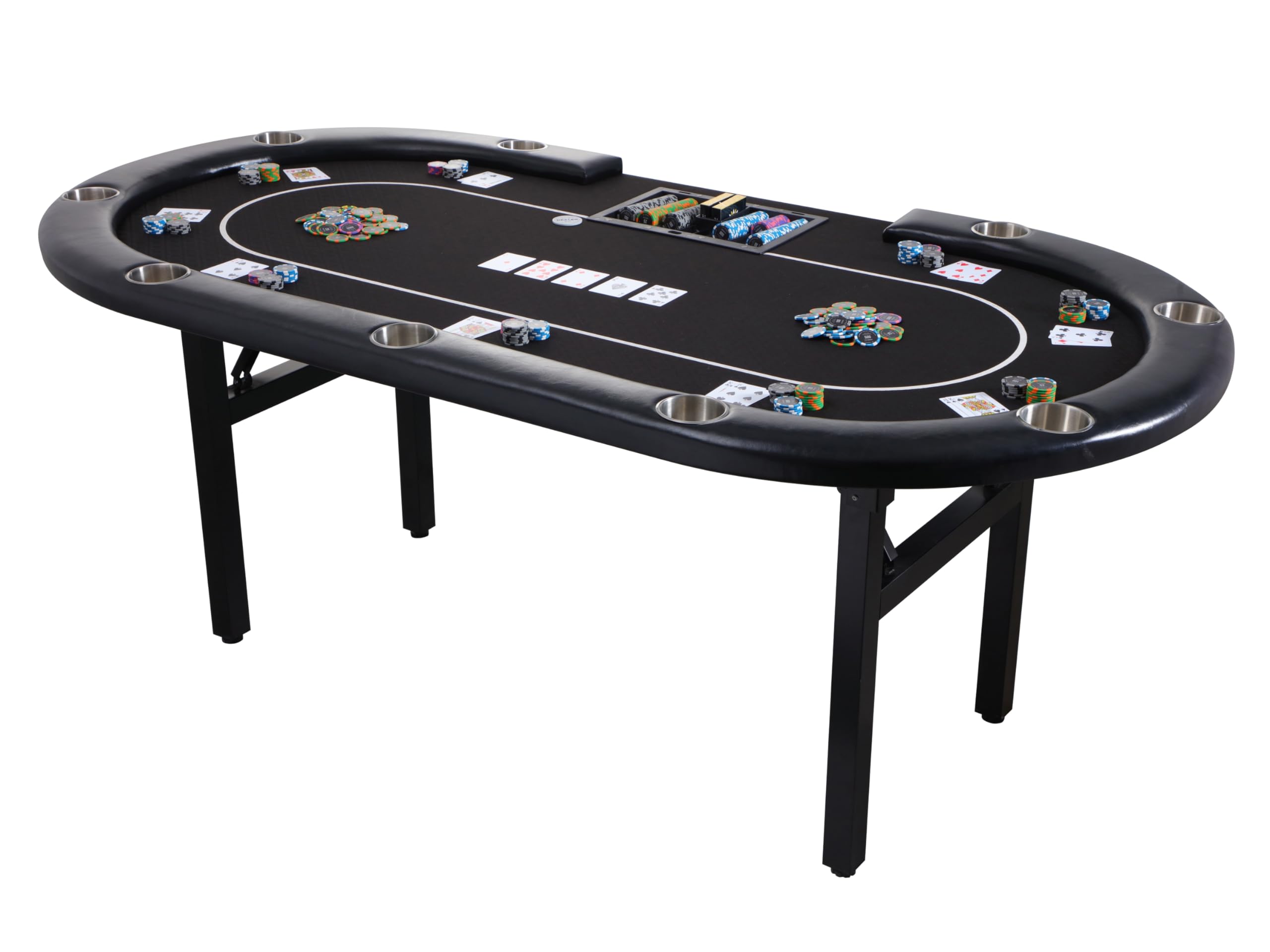 Riverboat Dealer P9 Turnier-Pokertisch in Suited Speed Cloth (213 x 112cm)