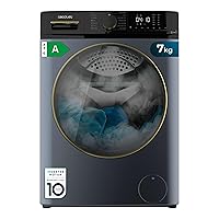 Cecotec Lavatrice Carica Frontale 7kg Bolero Dresscode 7610 Inverter Ice Blue A. 1400 Giri/Min