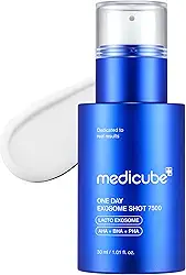 medicube Zero Exosome Shot 7.500 Ppm Spicule Sérum Facial, Líquido Intensificador De Pele, Exosome, Aha + Bha Pha, Cuidado Dos Poros, Células Mortas Da Textura Cuidados Com A Pele Coreana 1,01 Fl.Oz
