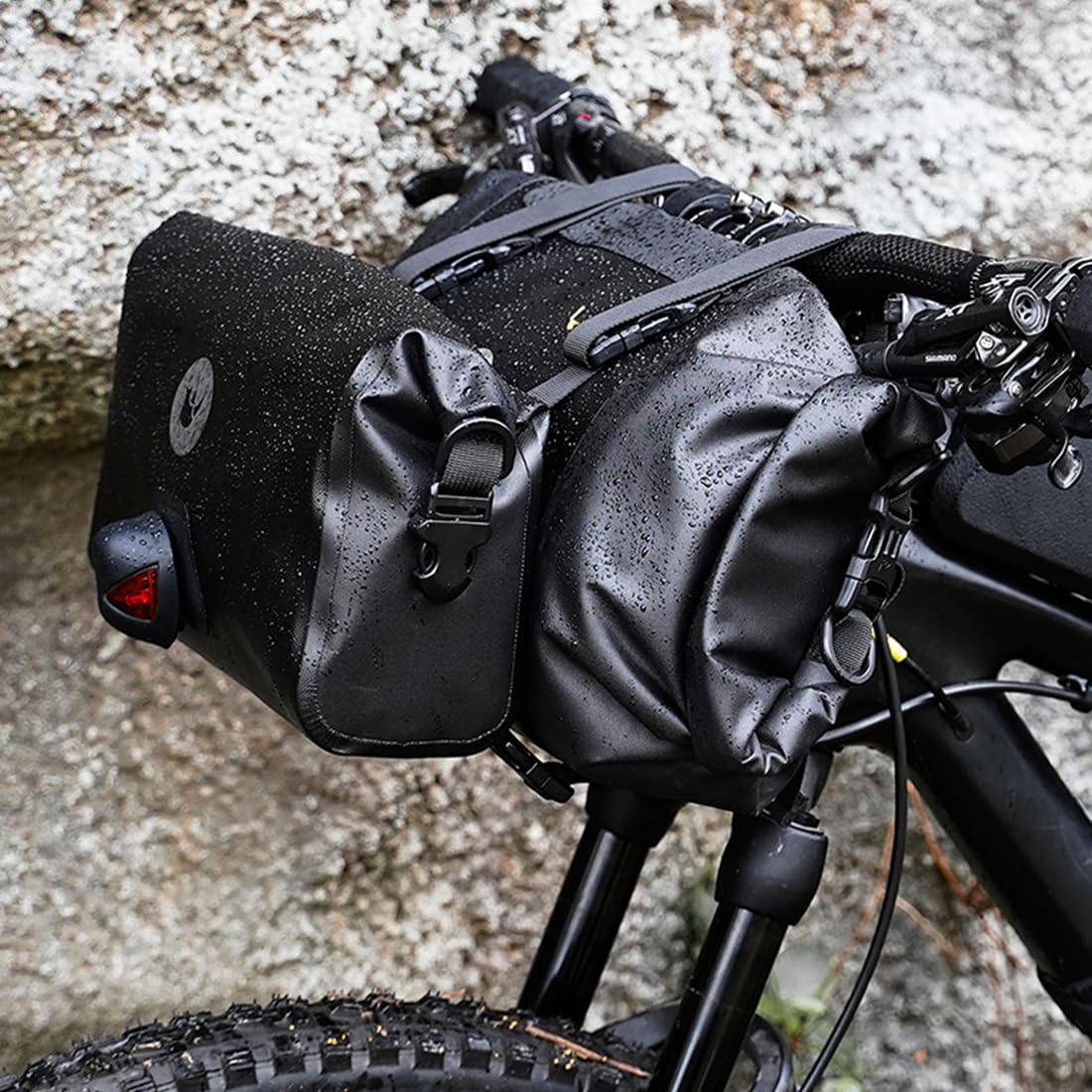 MEIION Lenkertasche für Bikepacking, wasserdicht und robust, ideal für Offroad-Abenteuer und Lange Fahrradtouren, geeignet für professionelle Radfahrer und Outdoor-Enthusiasten