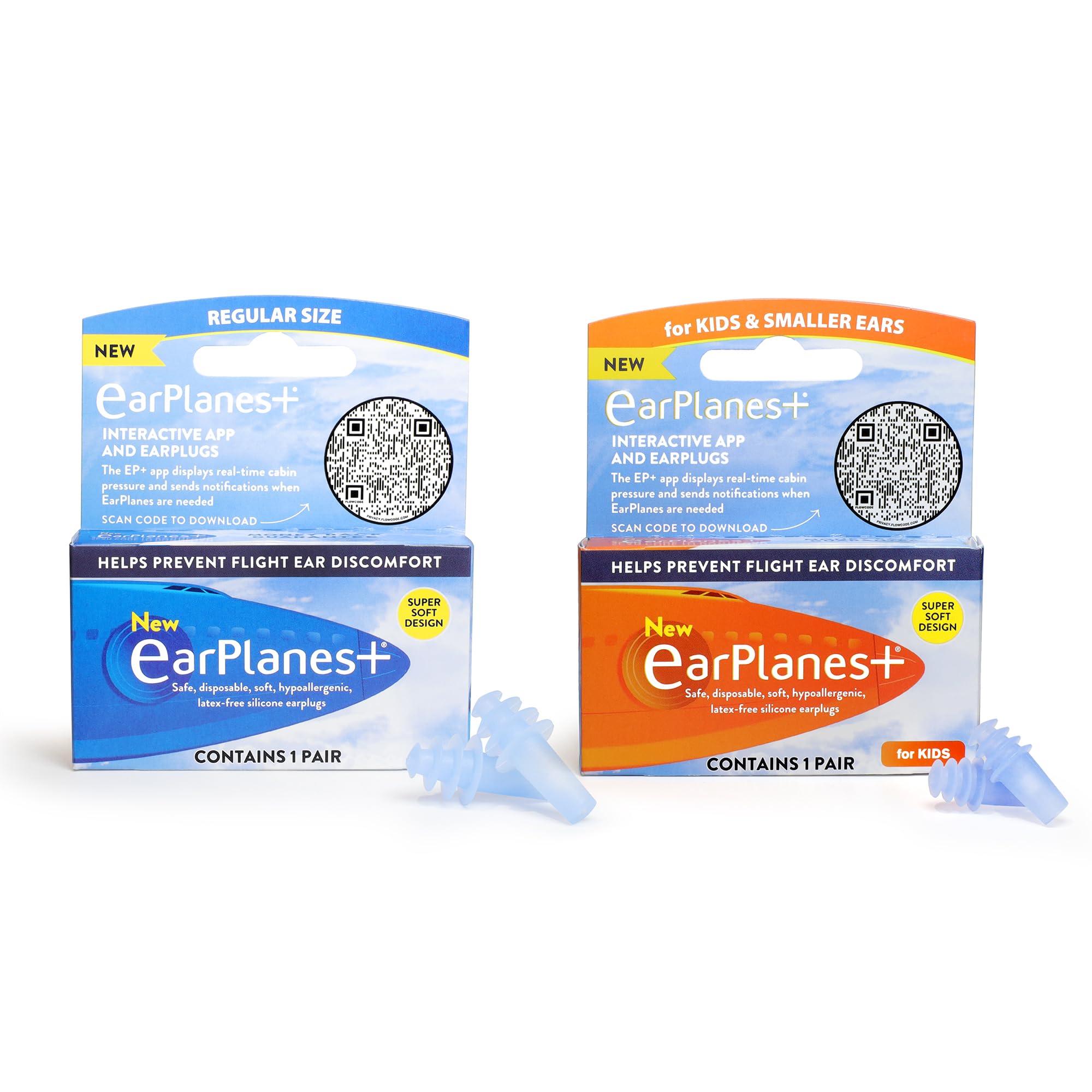 EarplanesOriginal Size and EarPlanes+ Small Size