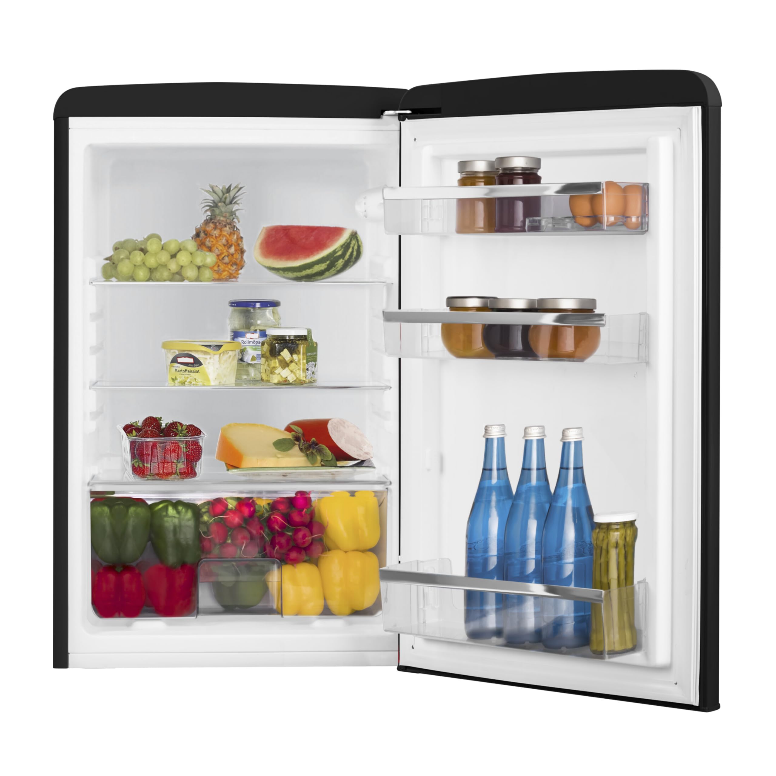 Amica Retro Vollraum-Kühlschrank 120 L 87,5 x 55 x 61,5 cm VKS 15624-1 S