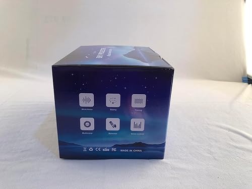 Miniatura 15 de Proyector de estrellas con luces de galaxia para dormitorio, altavoz Bluetooth y proyector de luces del norte de ruido blanco, proyector de luz