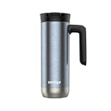 Contigo Superior 2&period;0 Stainless Steel Travel Mug with Handle Leak-Proof Lid Double-Wall Insulation for Hot & Cold Beverages&comma; 20oz &comma;Dark Ice&comma; Ideal for Commuting and Travel