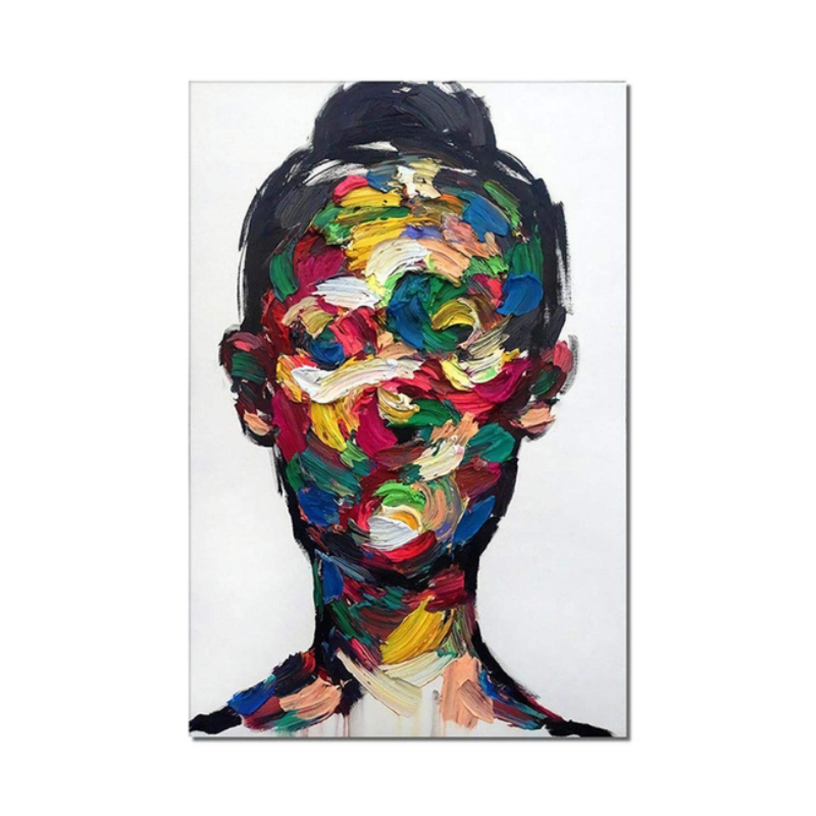 50x70cm カラフル　アート　セット　アートパネル　抽象画　アートポスター 抽象サンセット絵画油絵オリジナルアートアートワークインパスト