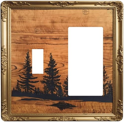 Vista 82 de Decorativo Arte Interruptor de Luz Cubiertas de Pintura al óleo Estilo Flores Placa de Pared de Interruptor de Interruptor Decorativo Placa