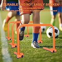 Vista 5 de Hikeen Agility Speed Training Hurdles, Adjustable Agility Training Hurdles for Football, Basketball, Soccer Hurdles Training Equipment Set