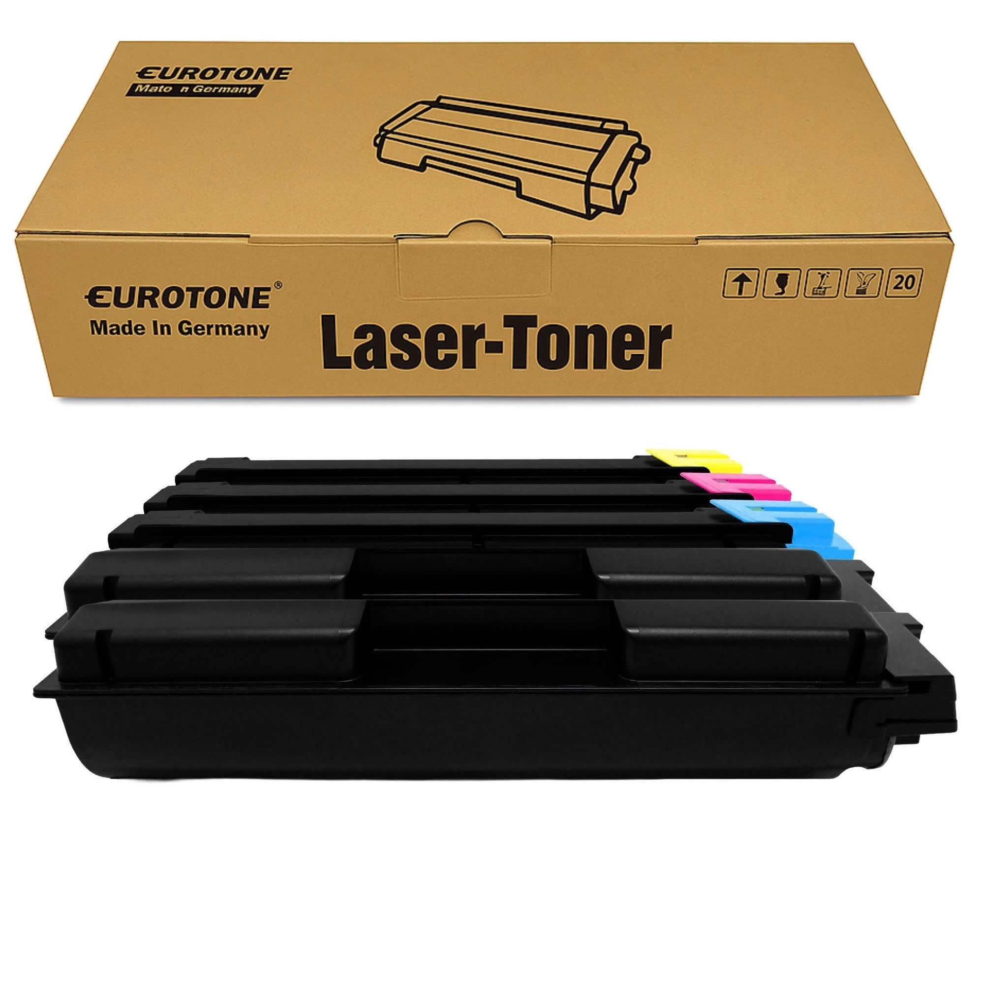 Eurotone Toner 5X kompatybilny z Kyocera Ecosys P6021cdn zastępuje TK-580 o 25% większa wydajność