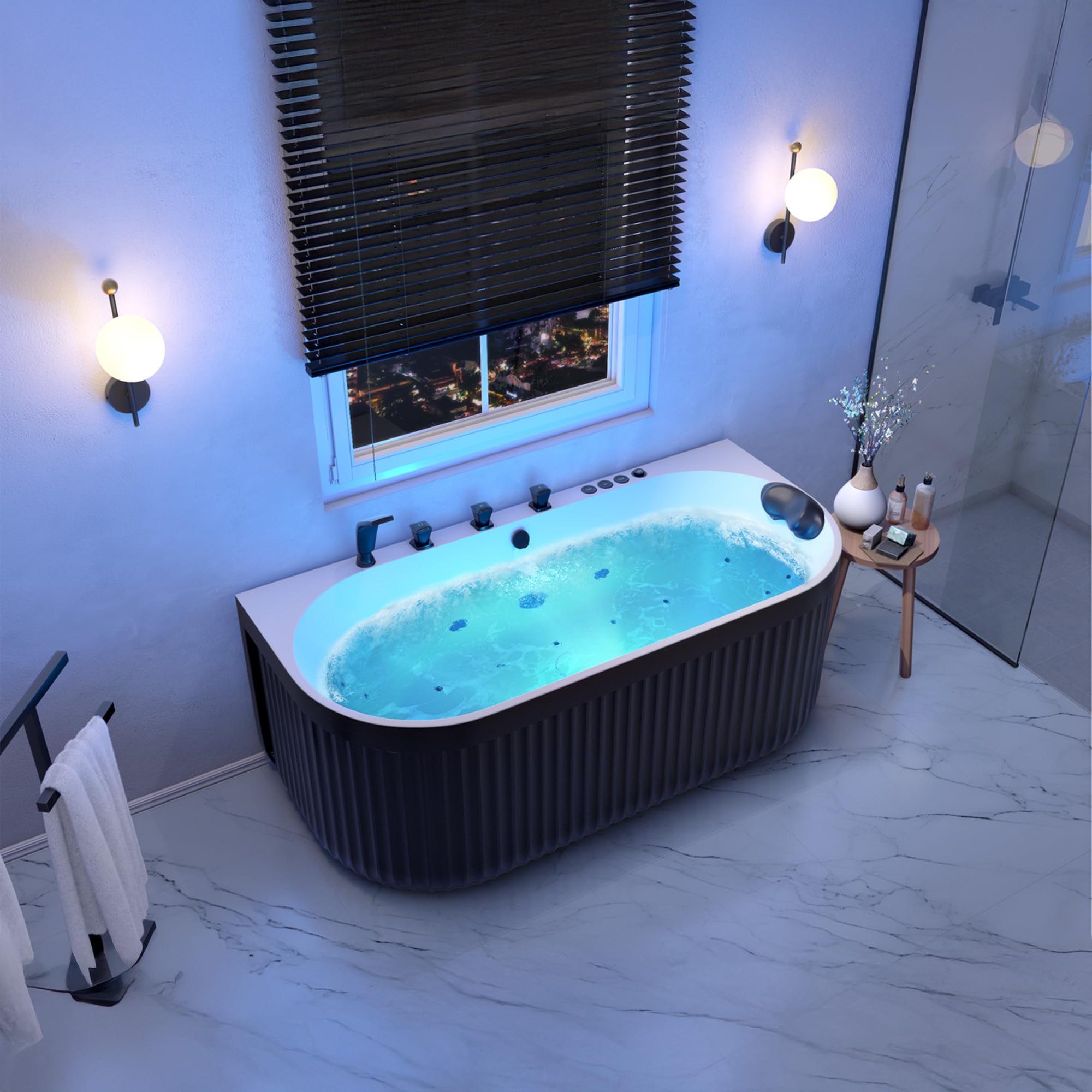 ANZZI Stone Resin Bathtub