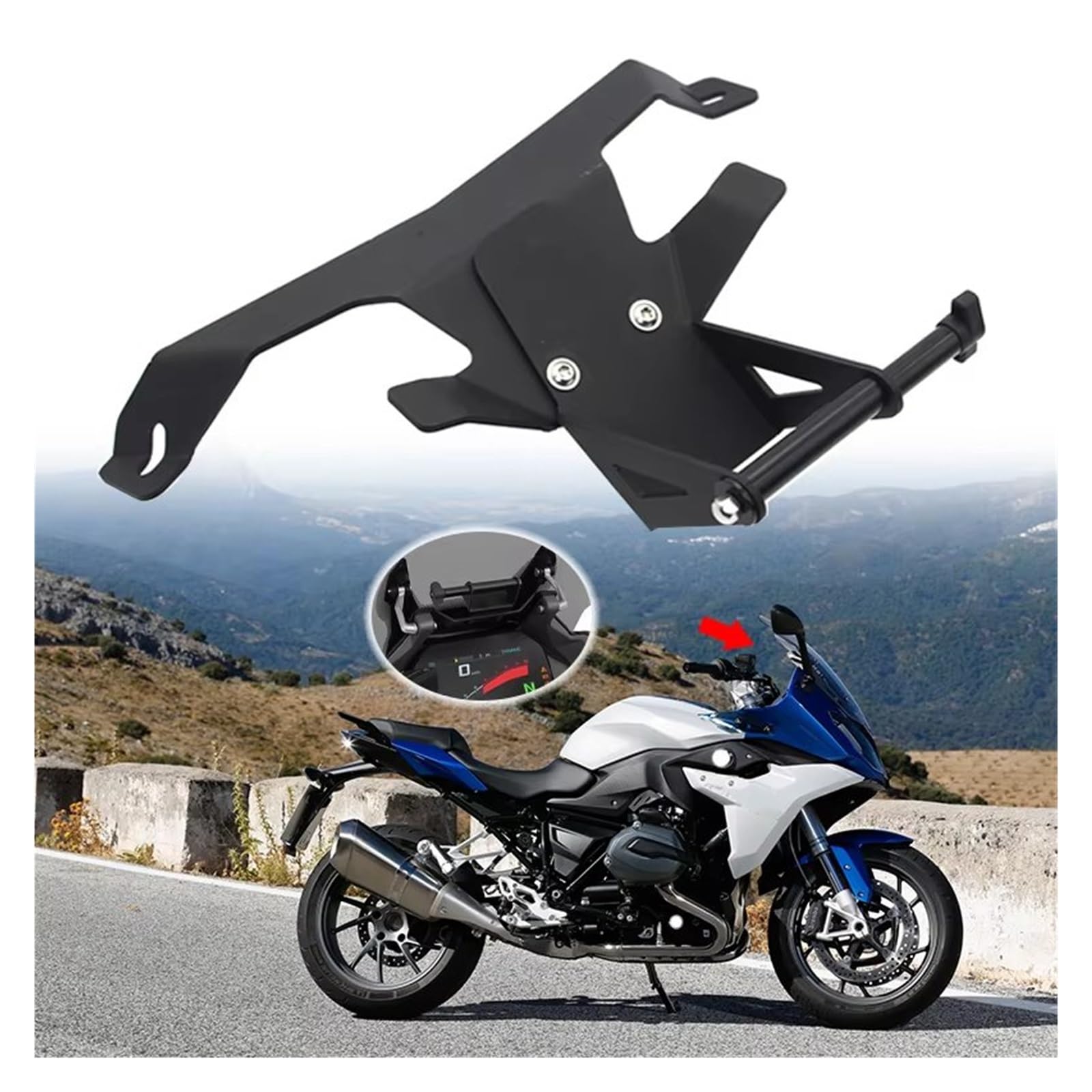 Moto Navigation Support pour BMW R1200RS LC R1200 RS Moto GPS Support Téléphone