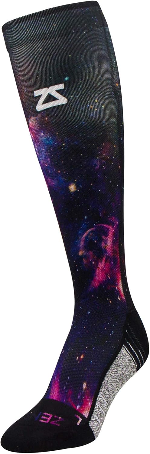 Zensah Anti-Blister Knee High Running Compression Socks for Men & Women