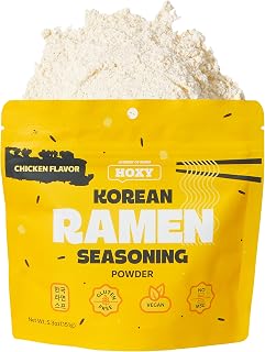 HOXY Journey of Korea "Korean Ramen Seasoning" | Gluten Free, Vegan, No-MSG | Premium Finest Ramen Seasoning Powder | 5.3oz (Chicken)