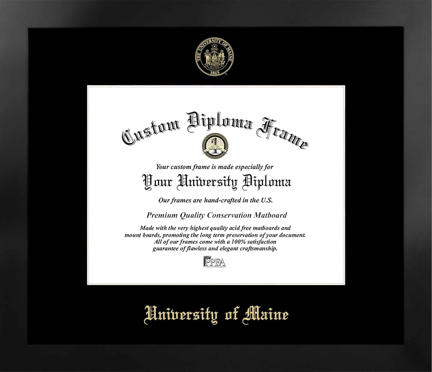 Campus Images NCAA Maine Black Bears Unisex Manhattan Black, Black, One Size