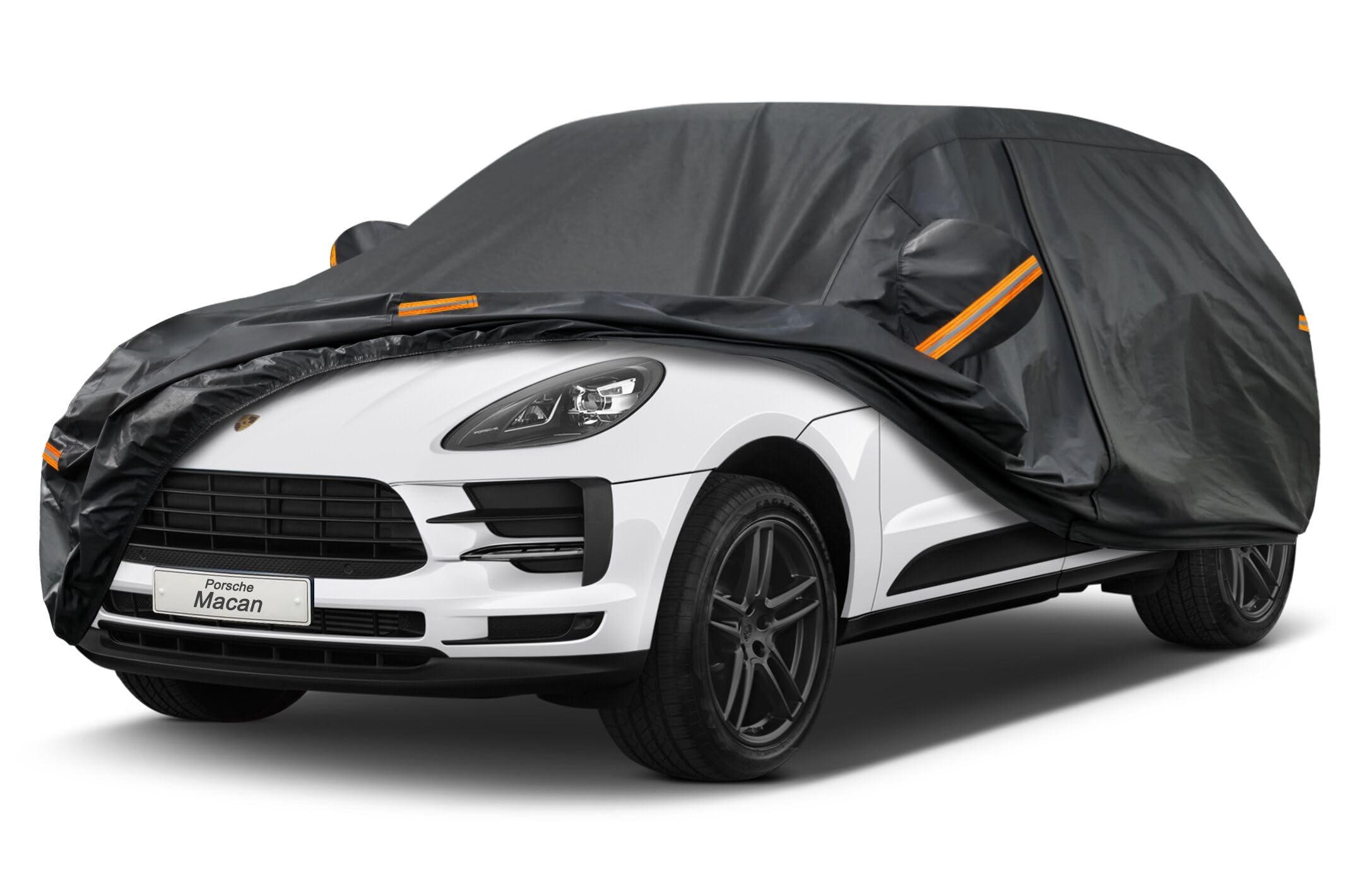 Kayme Funda Coche Exterior, Compatibles con Audi A3 Sportback(1996-2025), Cubierta para Coche Impermeable Transpirable Anti-UV Antipolvo de 7 Capas, Cubre Coche con Cremallera y Forro de Algodón. — view 45