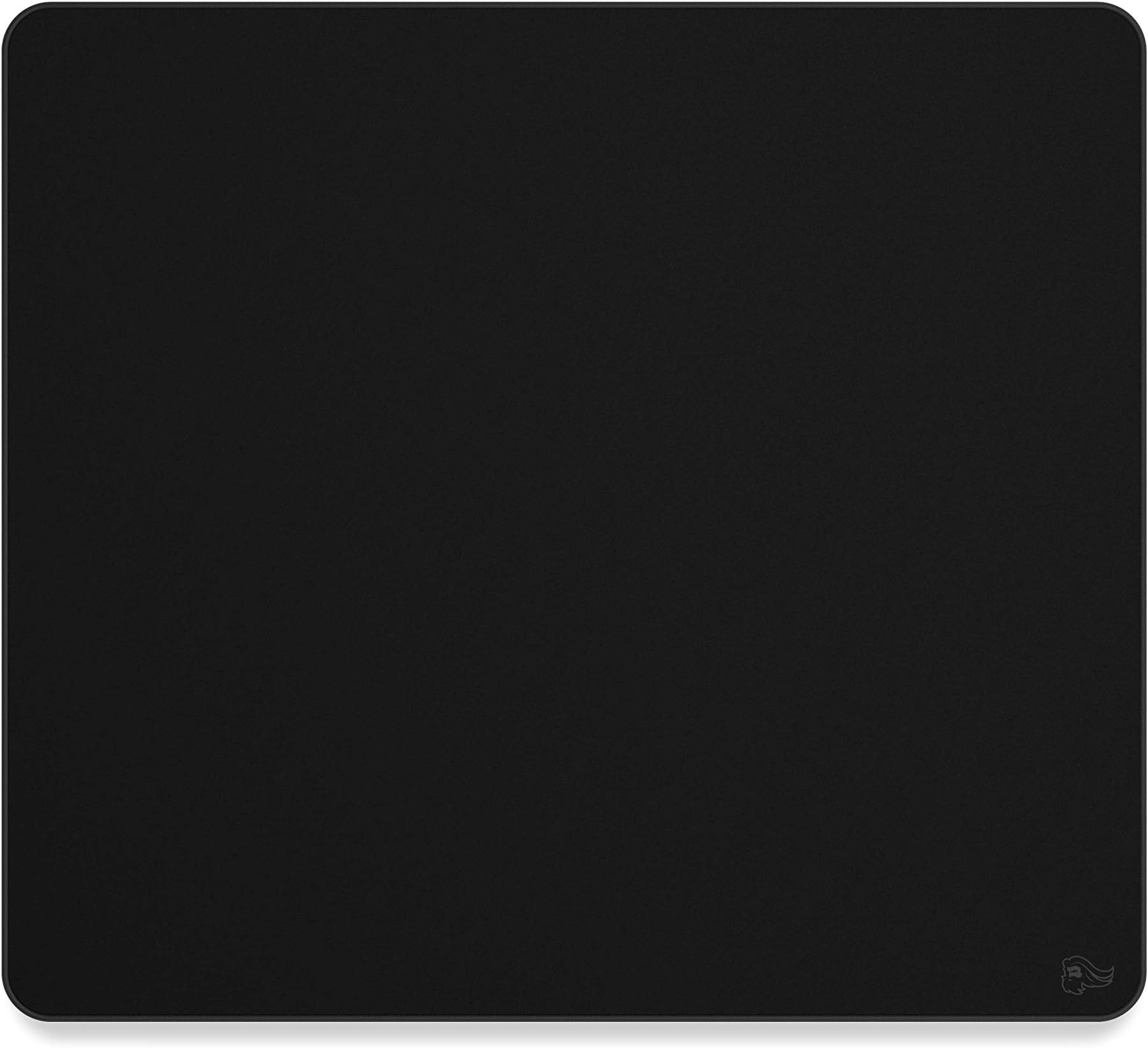 Glorious PC Gaming Race Glorious XL Heavy Gaming Mouse Mat/Pad - Stealth Edition - Extra 5mm Thick, Stitched Edges, Black Cloth Mousepad | 16"x18" (G-HXL-Stealth)