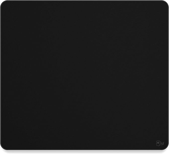 Glorious XL Heavy Gaming Mouse Mat/Pad - Stealth Edition - Extra 5mm Thick, Stitched Edges, Black Cloth Mousepad | 16"x18" (G-HXL-Stealth)
