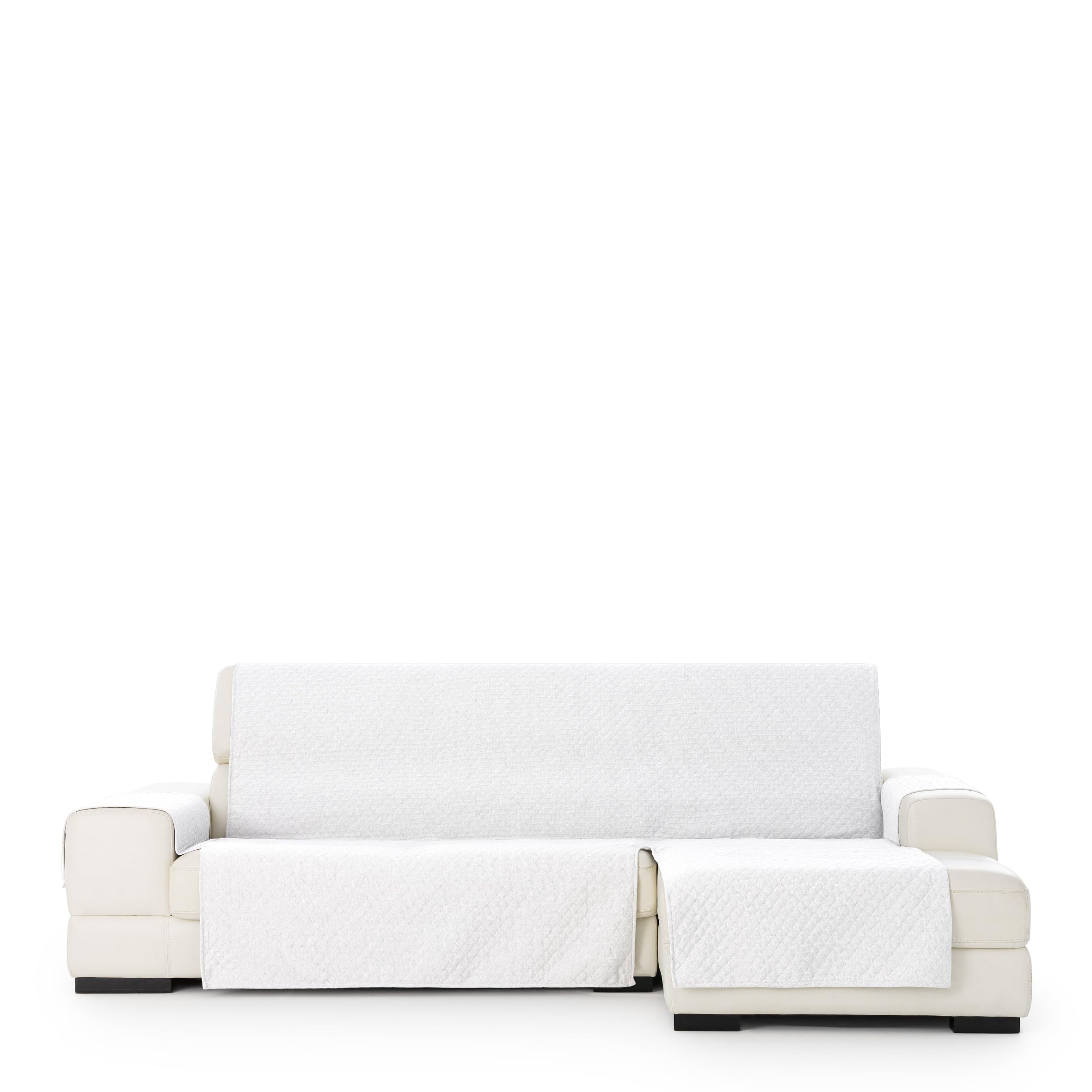 Eysa Practical Chaise Longue Cover Argento 290 cm