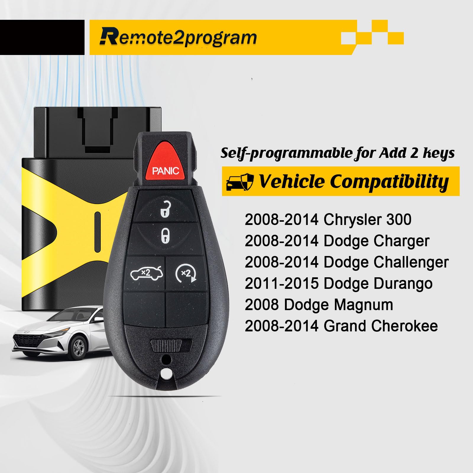 TUCKBOLD Keyless Entry Remote for Dodge Grand Caravan