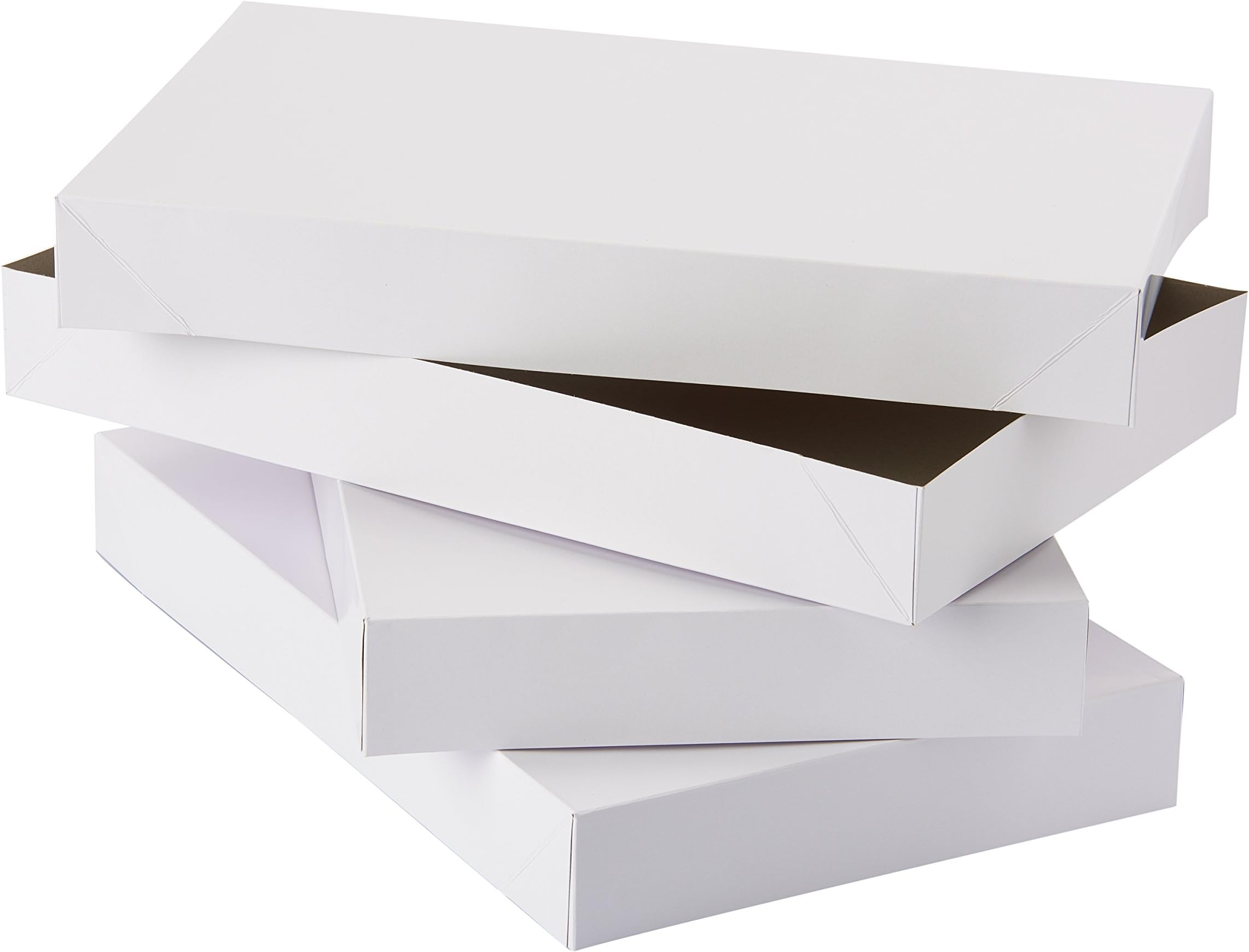 Heavy Weight Medium (Shirts) Gift Boxes with Lids, 3 Pack, 14.25 in x 9.44 in x 1.88 in