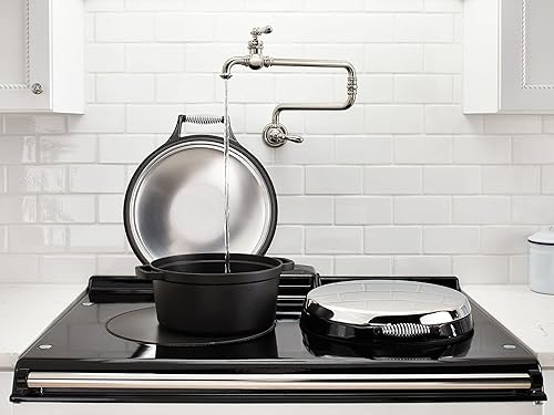 Miniatura 3 de KOHLER 99270-2MB Artifacts - Llenador de ollas de montaje en pared, grifo de llenado de ollas, relleno de olla de oro, grifos de llenado de ollas