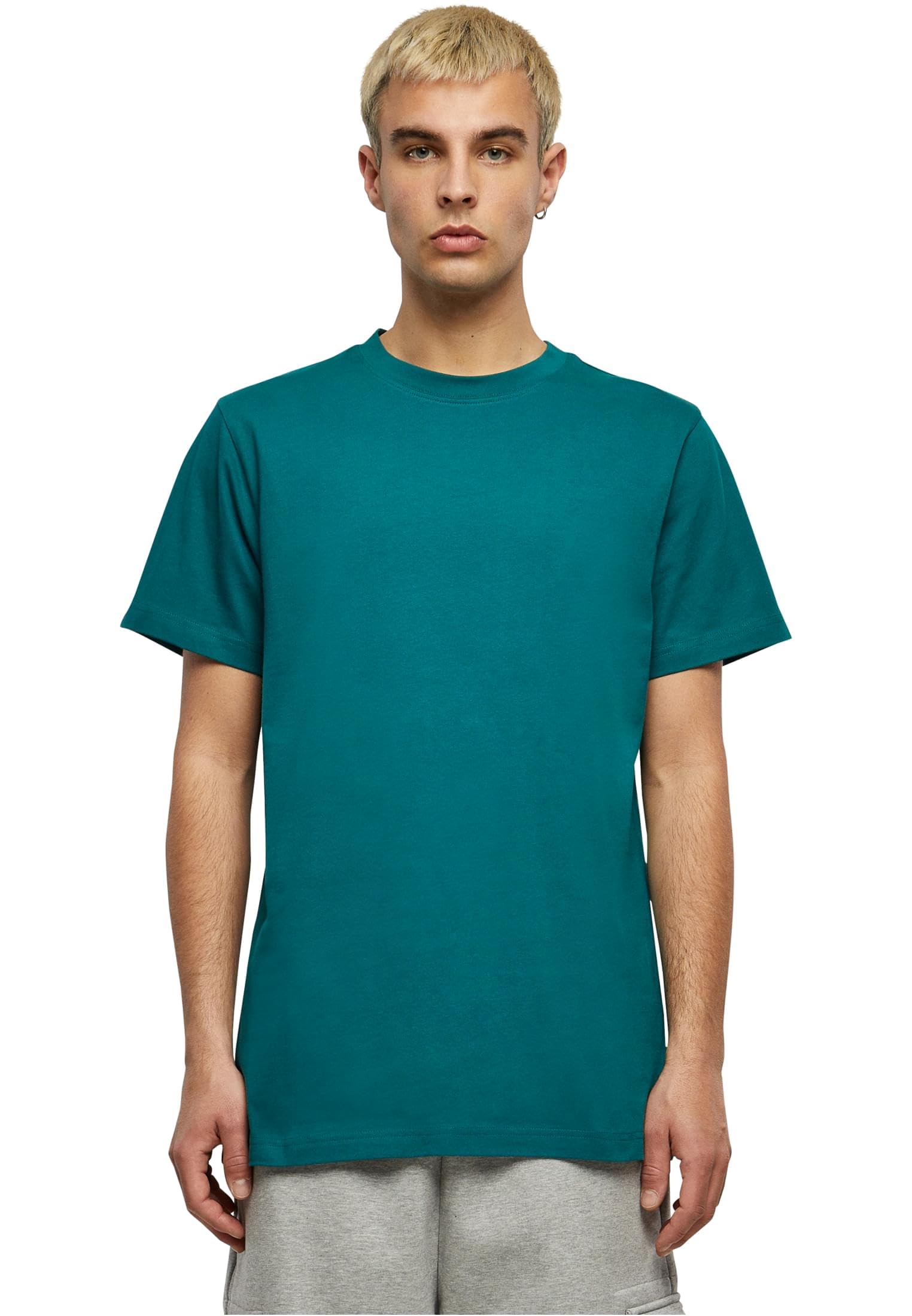 Build your Brand Mens By004 T-Shirt, Retrogreen, 4XL UK