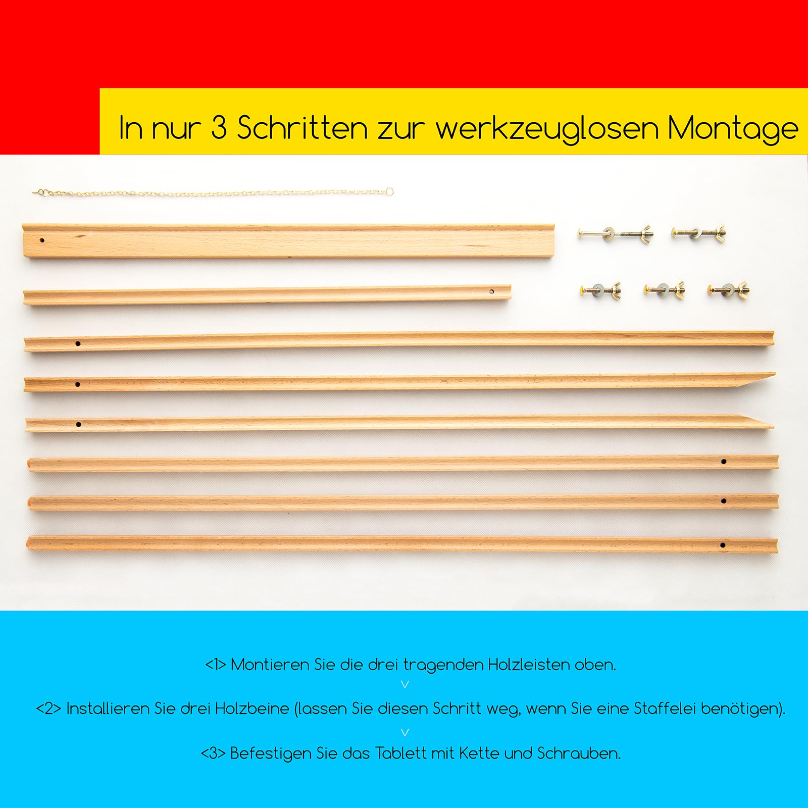 MEEDEN Staffelei mit A-Rahmen,163 cm hoch Bodenstaffelei aus Buchenholz - Leichte und robuste Hochzeitsstaffelei,Fasst bis zu 102 cm Leinwand,Holzständer,Stativ für Gemälde,Verkauf,Willkommen,Schilder