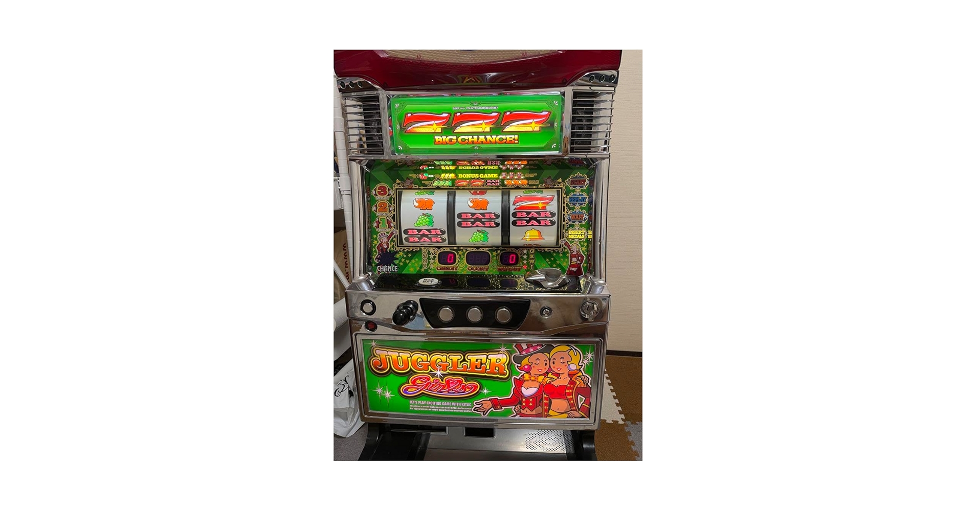 Amazon.co.jp: ジャグラーガールズ スロット台 コイン不要機 25