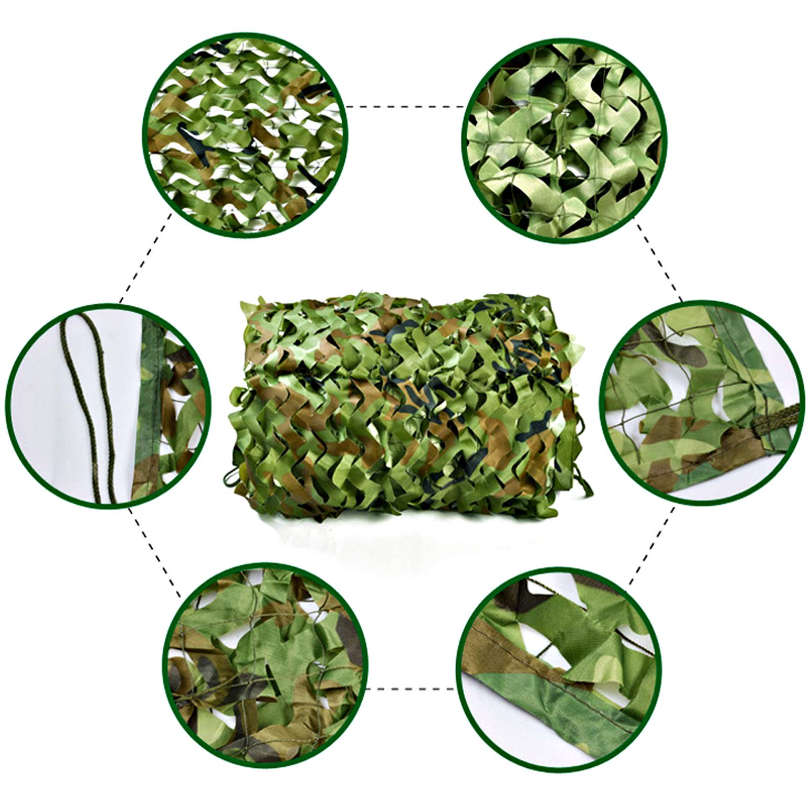 Amazon | カモフラージュネット 2x3m、3x3m、3x4m、3x5m 迷彩ネット