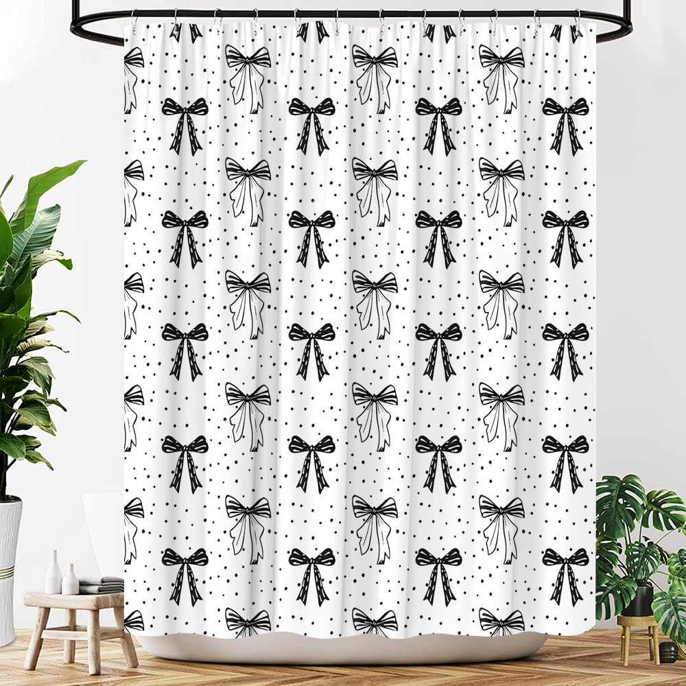 Happy Birthday Shower Curtain – 70x70 Inch Party Decor With Balloons & Cake