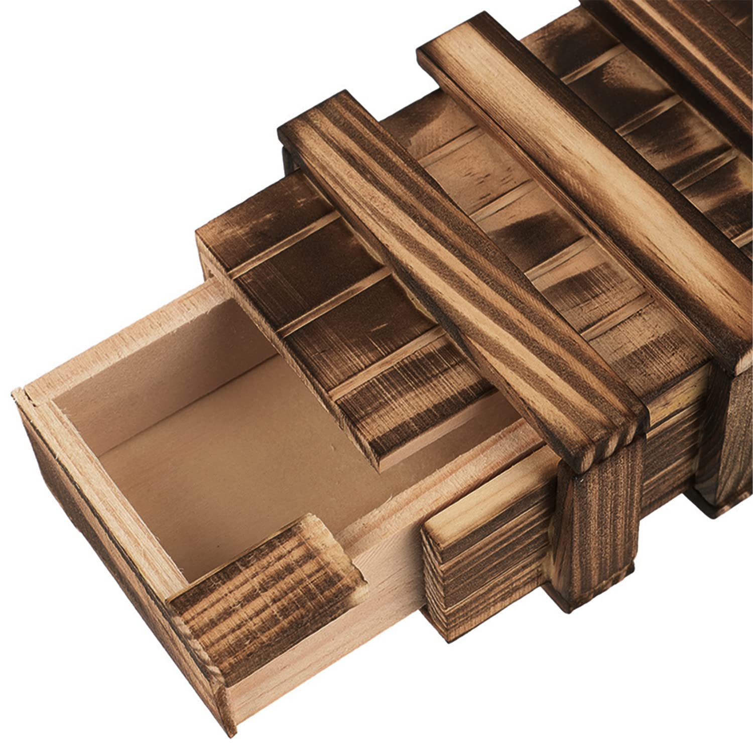 1pcs magische Geschenkbox aus Holz, Geschenkverpackung, Puzzle-Box, Puzzle-Spiel,zum Aufbewahren von Schmuck, Geschenkgutschein,Hochzeit Geburtstagsgeschenk - Image 4