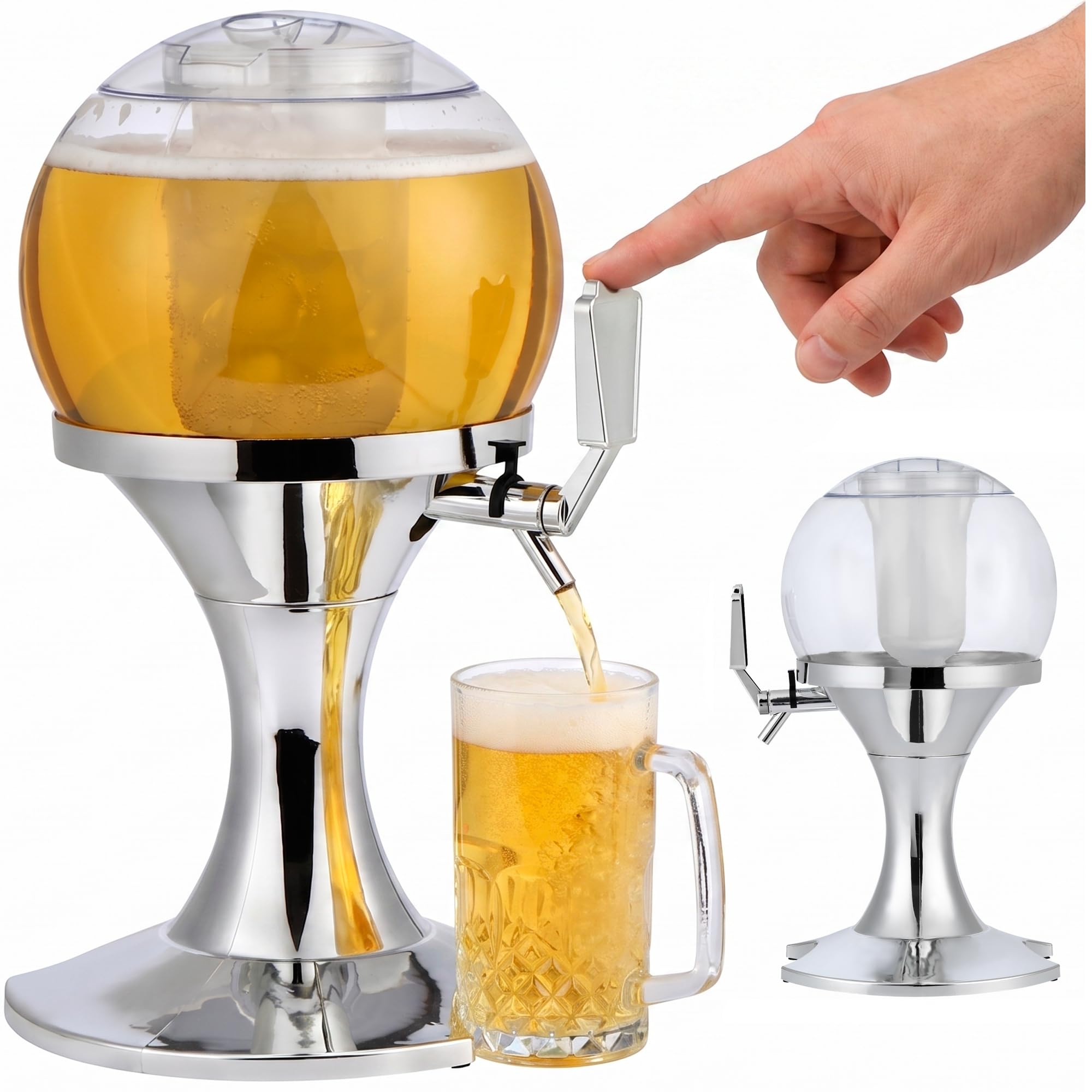 Dispensador de Bebidas 3,5 L - Hielera Interior, Grifo