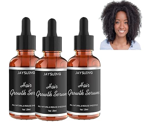 Suero para el crecimiento del cabello para mujeres negras, suero de belleza para el cabello, suero de crecimiento del cabello para mujeres negras (3
