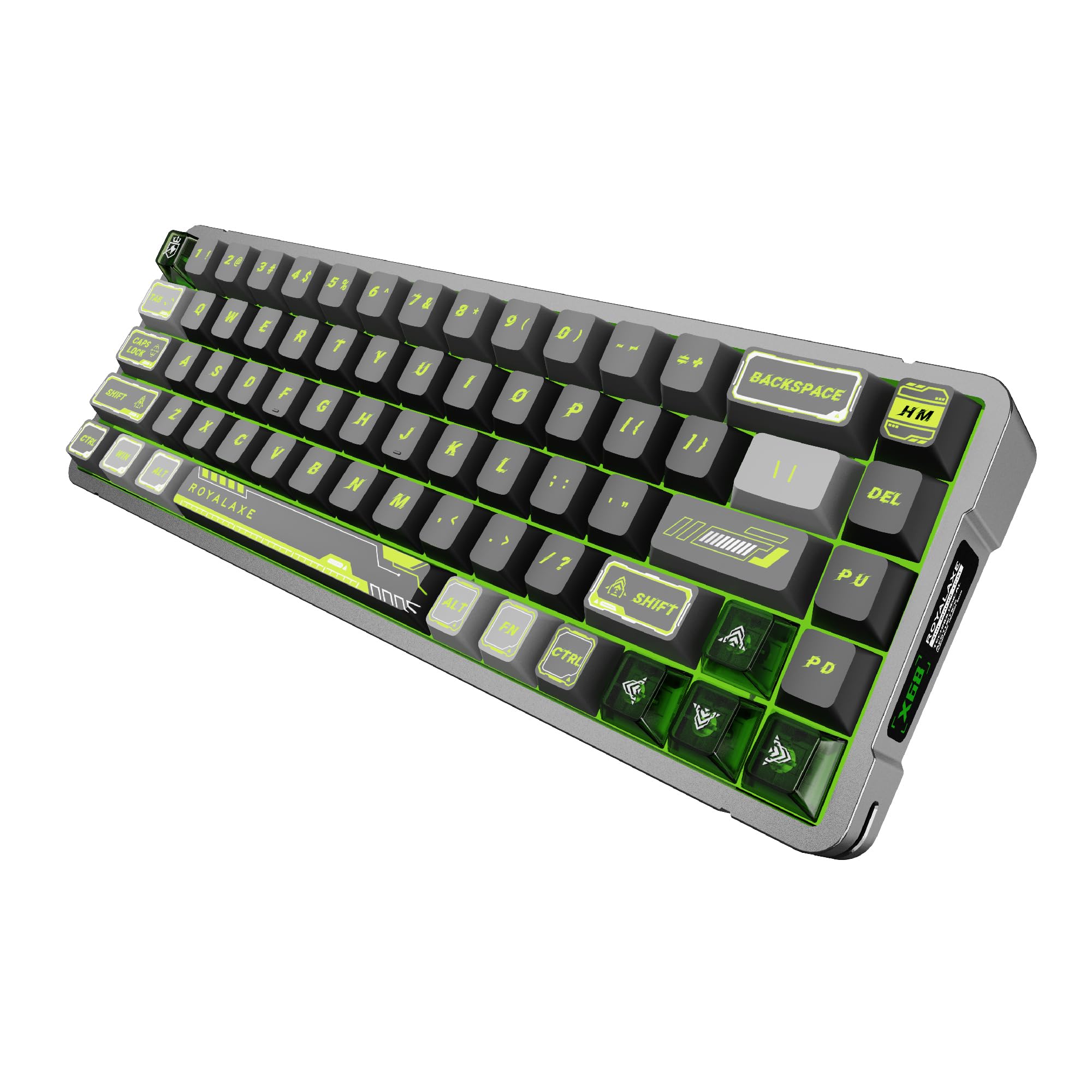 ラッカゾージア　微高レート Amazon.com: ROYALAXE X68 Wired Magnetic Switch Gaming Keyboard