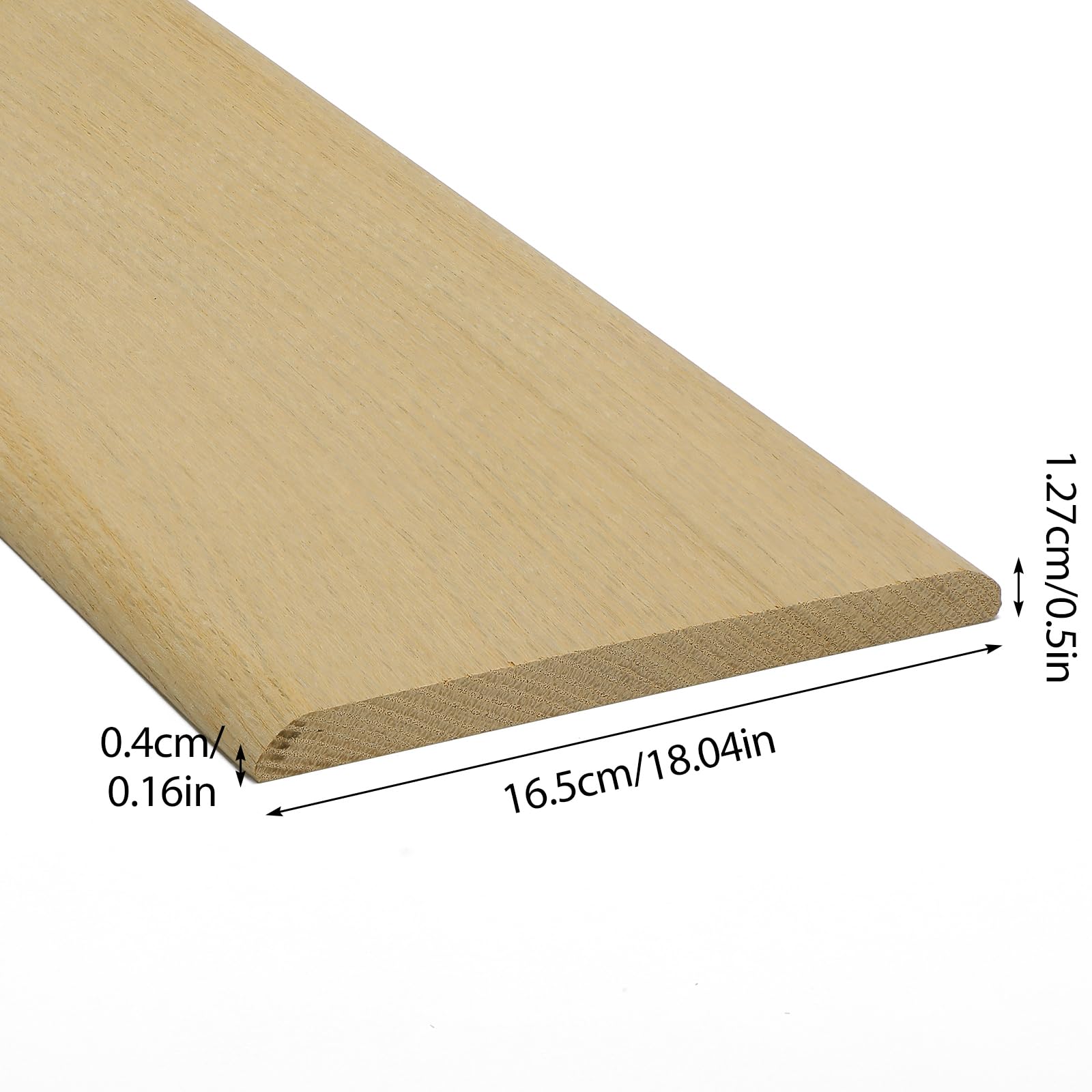 Wonderjune Türübergangsleiste Holz Schwelle Übergang Unlackiert Massiv Roteiche Innenschwelle Türschwelle Türschwelle Reduzierschwelle (91,4 x 16,5 x 1,3 cm)